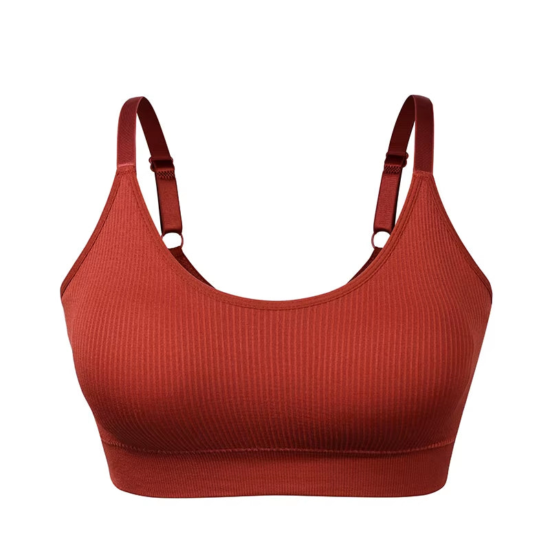 Sports Yoga Bra Women Seamless Padded Sports Bra Fitness Running Gym Bra Sports Underwear Push up Sport Bra for Cup a B