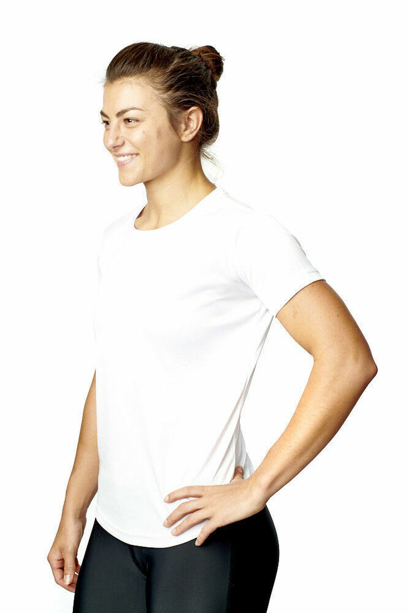 Running T-Shirt Short Sleeve Women Size 8-20 Top Sports Wear Quality Training