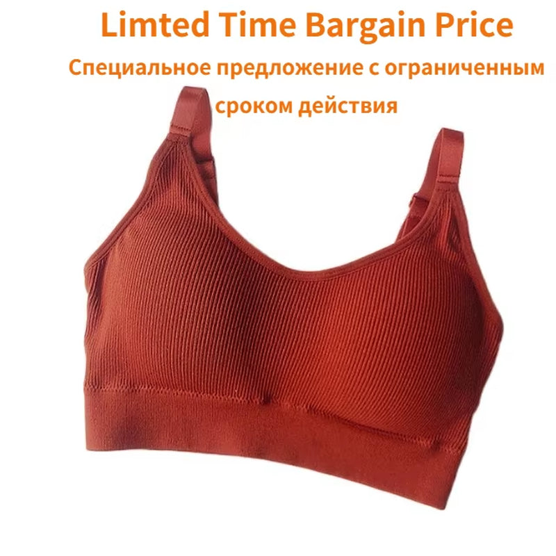 Sports Yoga Bra Women Seamless Padded Sports Bra Fitness Running Gym Bra Sports Underwear Push up Sport Bra for Cup a B